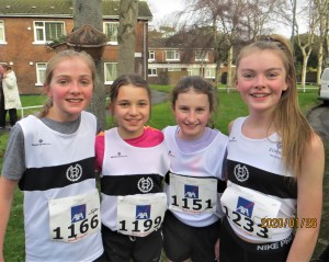 14 Julie Cleary, Emily Bolton, Eva Crowe, Eleanor Hopkins