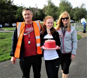 07. Thomas, Katie & Celine D Katie's 50th parkrun