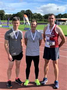 Colm Dunne, John Corr (Leevale AC) & Stephen Byrne (Naomh Mhuire AC)