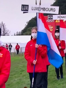 15. Laura Nunan w Luxembourg Flag