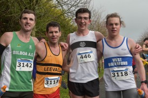 00. Kane Collins w rivals John Kinsella (Bilboa), Conor McCauley (Leevale) & Pat Hennessay WWAC